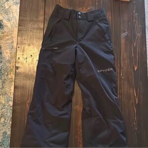 Spyder Black Kids Snow Pants